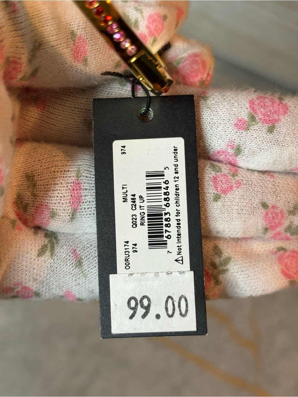 kate spade NWT Gold Rainbow Crystal Slim Bangle - Picture 3 of 16